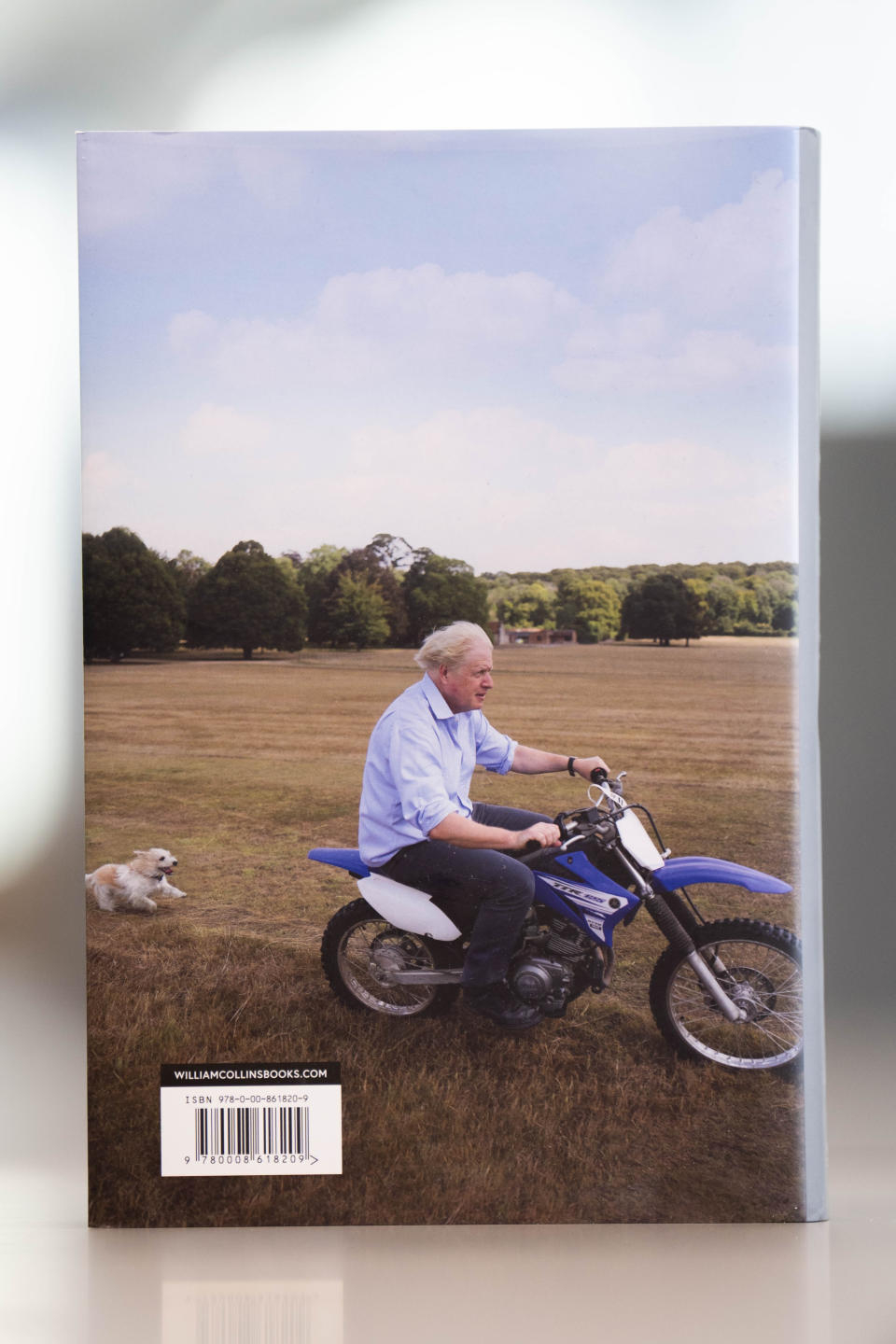 The back cover of former prime minister Boris Johnson's latest memoir, titled Unleashed, ahead of its release to the public on October 10. Picture date: Thursday October 3, 2024. (Photo by James Manning/PA Images via Getty Images)