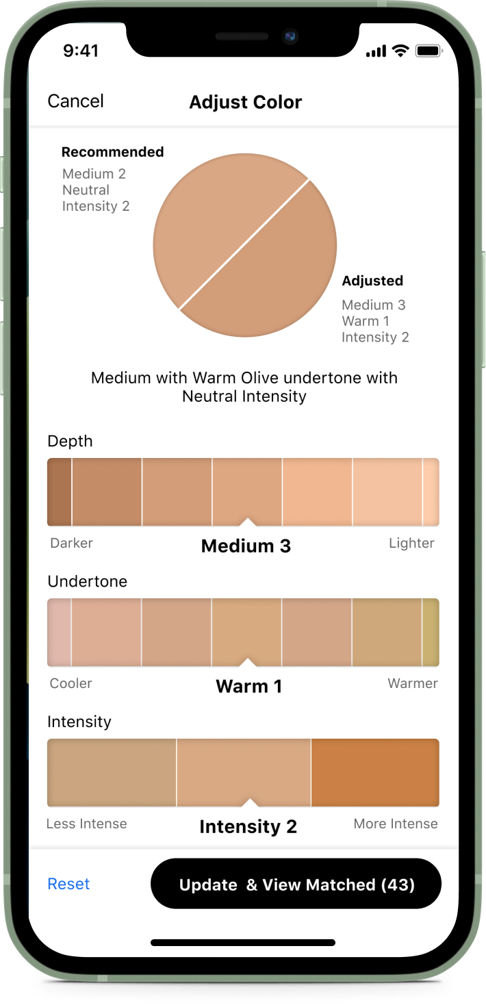 More than 75,000 customers a week are being shade-matched with ColorIQ.