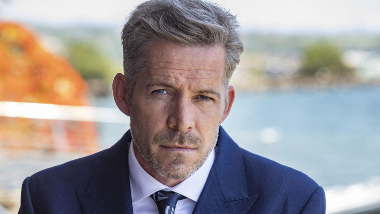 Sean Maguire returned to Death in Paradise for a special appearance in the 100th episode. (BBC/Red Planet Pictures)