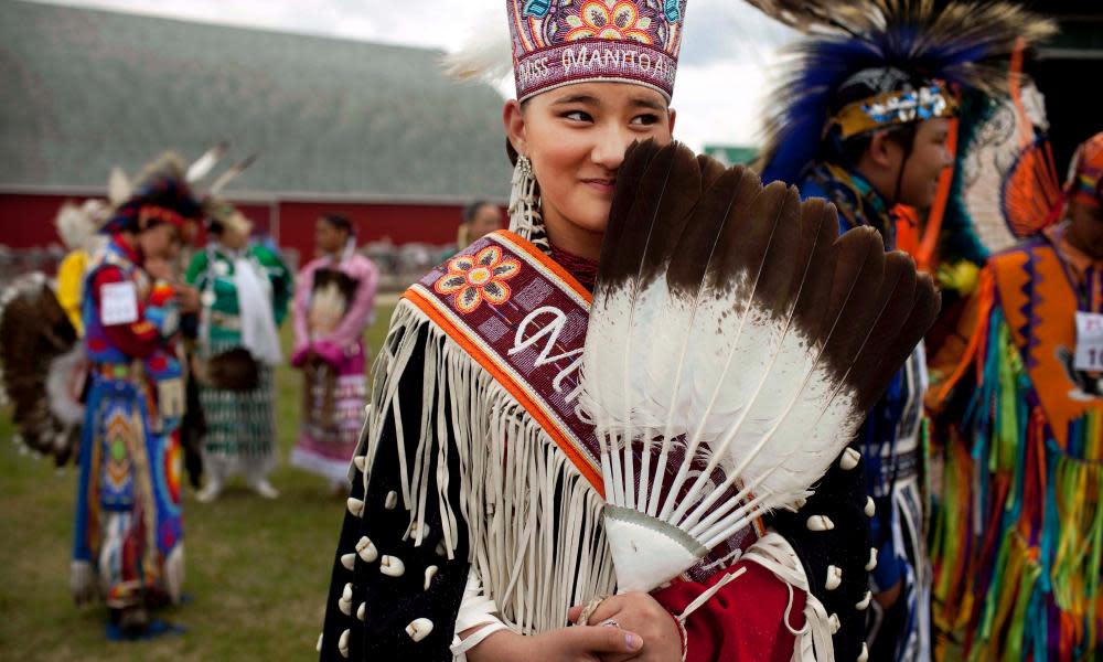 An event celebrating National Aboriginal Day in Winnipeg, Manitoba. 