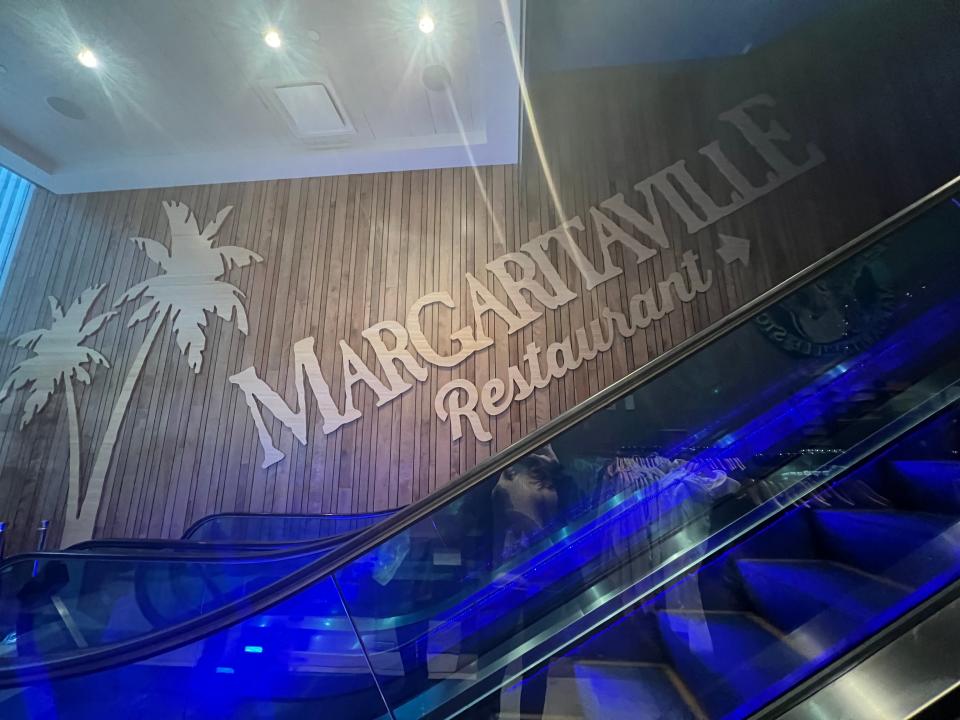 the escalator at margaritaville