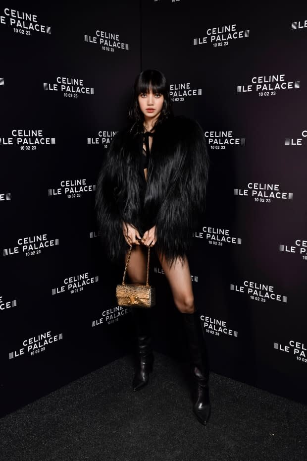 Blackpink's Lisa Wears All Black to Celine's 'La Collection Du