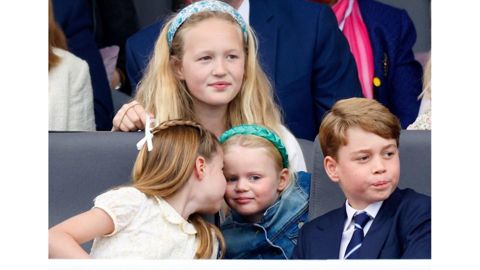 Royal cousins Princess Charlotte, Prince George, Lena Tindall and Savannah Phillips