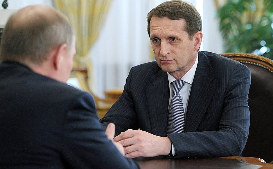 俄羅斯對外情報局局長納雷什金（Sergei Naryshkin）   圖:擷取自kremlin.ru/官網