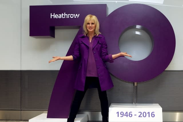 Joanna Lumley launches Heathrow 70th anniversary tribute