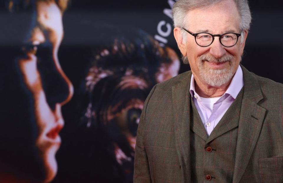 Steven Spielberg at a 40th anniversary screening of ET in LA, April 2022.