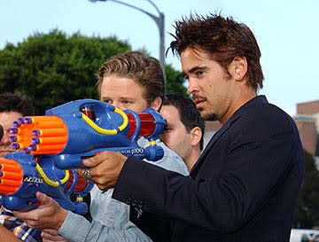 Colin Farrell at the LA premiere of S.W.A.T.