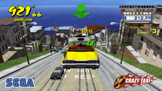 Crazy Taxi 瘋狂出租車，app說明由三嘻行動哇@Dr.愛瘋所提供