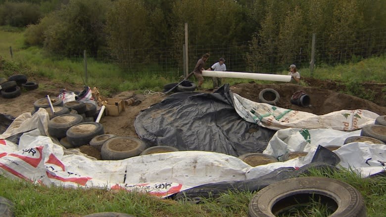 Greenship, a self-sustainable greenhouse, being built west of Edmonton