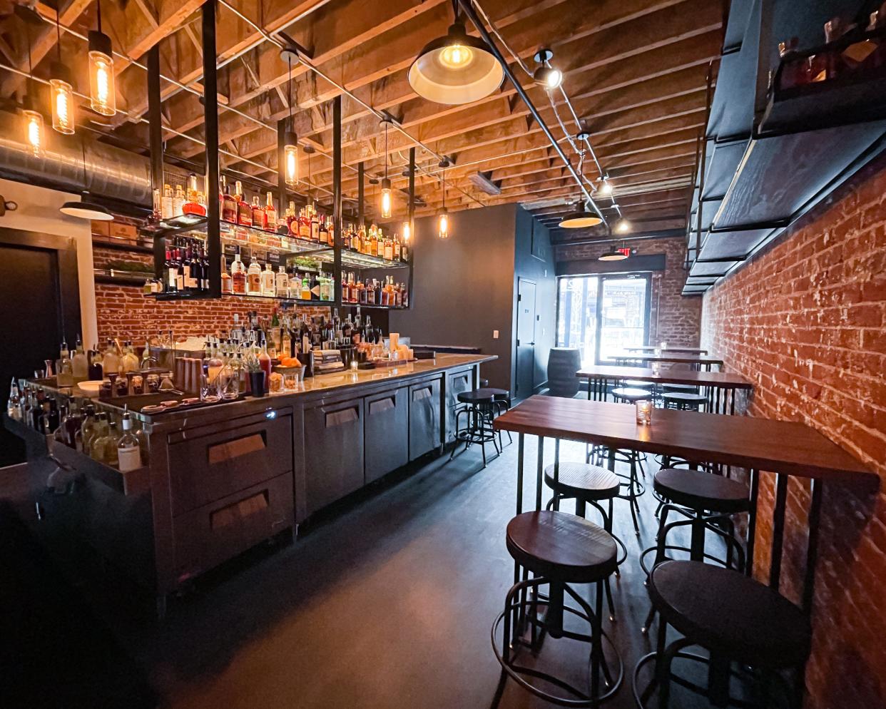 Inside Gertie’s Whiskey Bar in Louisville's NuLu neighborhood.