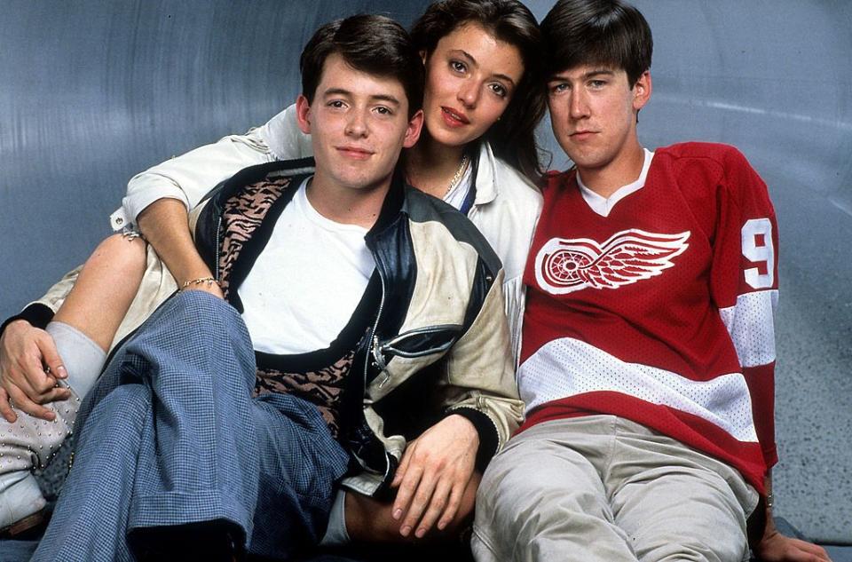 Ferris, Sloane, and Cameron from 'Ferris Bueller's Day Off'