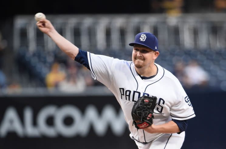 Trevor Cahill highlights this week's look at recent risers and fallers in fantasy baseball (Getty Images)