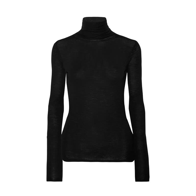 <a rel="nofollow noopener" href="http://rstyle.me/~a8bBP" target="_blank" data-ylk="slk:Wool Turtleneck Sweater, Vince, $165;elm:context_link;itc:0;sec:content-canvas" class="link ">Wool Turtleneck Sweater, Vince, $165</a><p> <strong>Related Articles</strong> <ul> <li><a rel="nofollow noopener" href="http://thezoereport.com/fashion/style-tips/box-of-style-ways-to-wear-cape-trend/?utm_source=yahoo&utm_medium=syndication" target="_blank" data-ylk="slk:The Key Styling Piece Your Wardrobe Needs;elm:context_link;itc:0;sec:content-canvas" class="link ">The Key Styling Piece Your Wardrobe Needs</a></li><li><a rel="nofollow noopener" href="http://thezoereport.com/living/wellness/20-easy-things-can-improve-life/?utm_source=yahoo&utm_medium=syndication" target="_blank" data-ylk="slk:20 Easy Things You Can Do to Improve Your Life;elm:context_link;itc:0;sec:content-canvas" class="link ">20 Easy Things You Can Do to Improve Your Life</a></li><li><a rel="nofollow noopener" href="http://thezoereport.com/fashion/celebrity-style/kaia-gerber-80s-glam-look/?utm_source=yahoo&utm_medium=syndication" target="_blank" data-ylk="slk:Kaia Gerber Stepped Out In ‘80s-Inspired Glam And We're Obsessed;elm:context_link;itc:0;sec:content-canvas" class="link ">Kaia Gerber Stepped Out In ‘80s-Inspired Glam And We're Obsessed</a></li> </ul> </p>