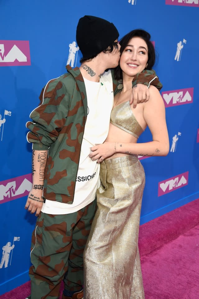 Lil Xan and Noah Cyrus at 2018 VMAs