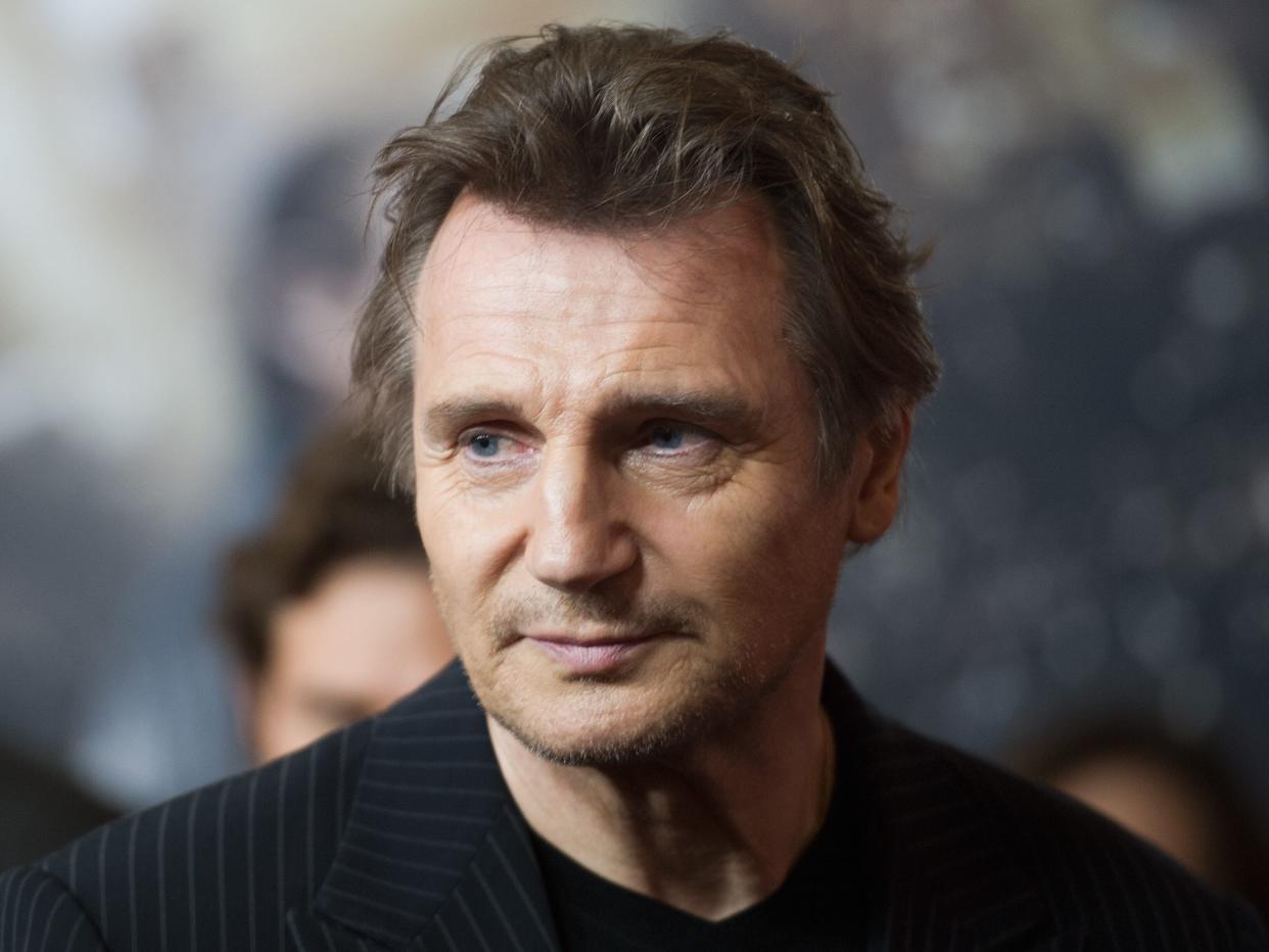 Liam Neeson attends the premiere of the film '96 Hours - Taken 3' at Zoo Palast on December 16, 2014 in Berlin, Germany.