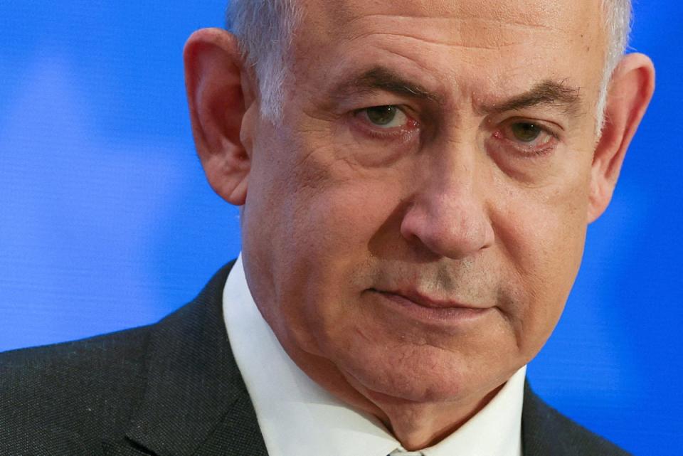 Israeli PM Benjamin Netanyahu has been tight-lipped about how Israel will respond to Iran’s attack last weekend (REUTERS)