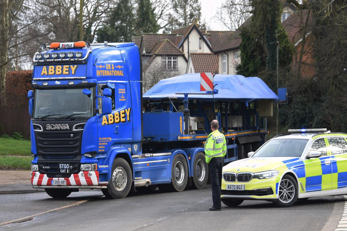 100-tonne loads to cause delays as police escort them on some of Norfolk's busiest roads <i>(Image: Denise Bradley)</i>