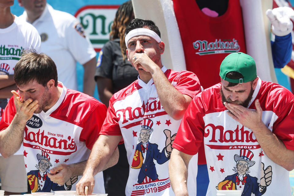 Nathan's Hot Dog Eating Contest on July 4th: See the Faces of Competition Through the Years