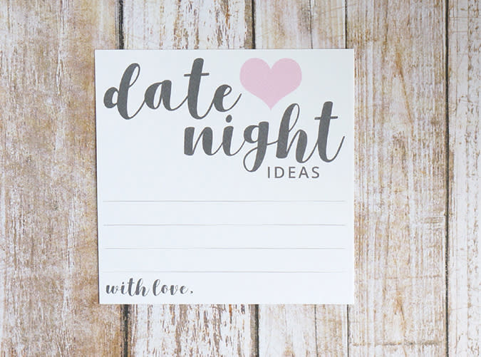 Date Night Suggestions