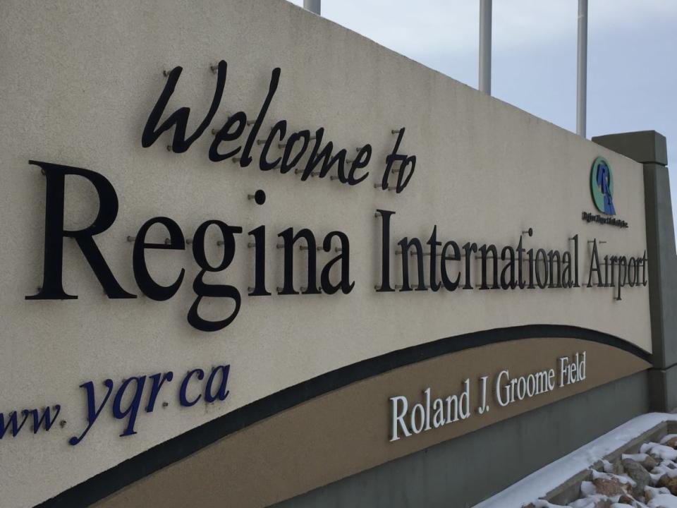 More than 200 Ukrainians will begin their new lives in Canada on Monday when they arrive at Regina International Airport following a nine-hour flight from Warsaw, Poland.  (Neil Cochrane/CBC - image credit)