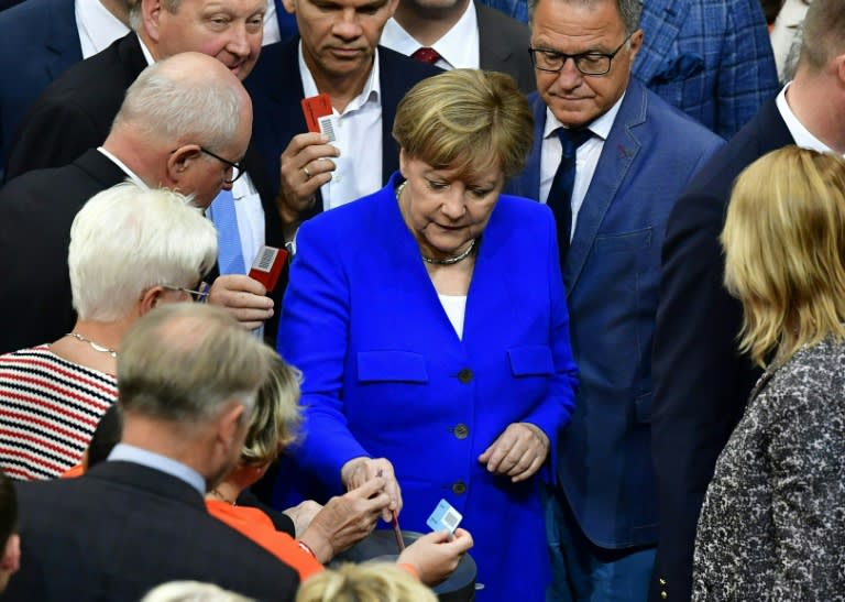 Despite a "memorable experience" meeting a lesbian foster couple German Chancellor Angela Merkel voted against the June bill while giving other conservative lawmakers the chance to follow their personal conscience