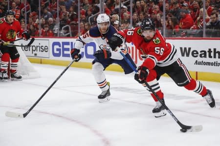 NHL: Edmonton Oilers at Chicago Blackhawks