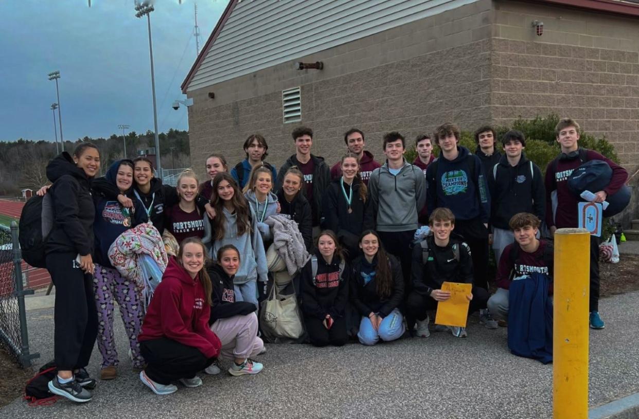 The Portsmouth High School boys track team placed third, and the girls track team placed fifth at Sunday's Division I state track championship at Dartmouth College.