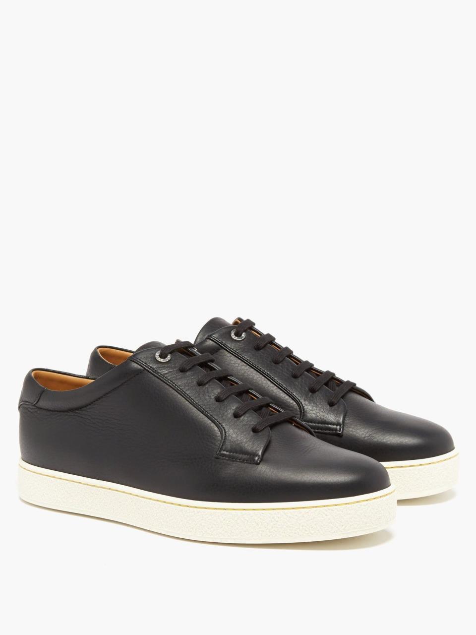 1) Molton Leather Trainers