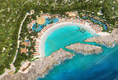 Tucked away on Royal Caribbean International’s award-winning Perfect Day at CocoCay in The Bahamas, the new Hideaway Beach will dial up the perfect when it opens in January 2024 as the private island’s first adults-only escape. Vacationers can enjoy the beachfront paradise all day at a private beach, two pools, dedicated spots for drinks and bites, 20 exclusive cabanas, a live DJ, a VIP experience and more.