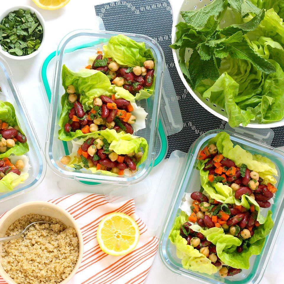 Meal-Prep Vegan Moroccan Lettuce Wraps