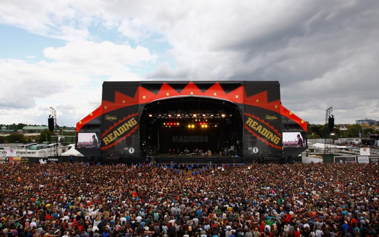 A general view of the main stage as Madness perform live on the Main Stage during day two of Reading Festival 2011 - Simone Joyner/Getty Images Europe