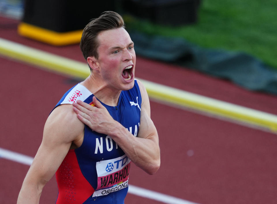 Karsten Warholm 2022 bei der WM in Oregon (Foto: Reuters)