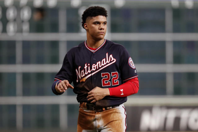 Juan Soto debuts for San Diego Padres; the Washington Nationals