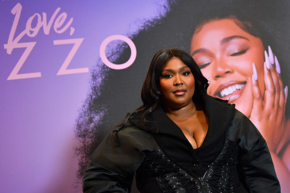 LOS ANGELES, CALIFORNIA - DECEMBER 14: Lizzo poses during Reel To Reel: LOVE, LIZZO at The GRAMMY Museum on December 14, 2022 in Los Angeles, California. (Photo by Sarah Morris/Getty Images for The Recording Academy)
