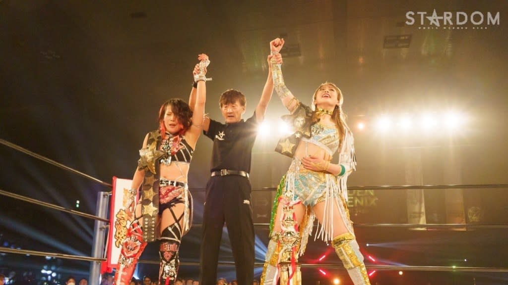 Photo Credit: World Wonder Ring Stardom (via Utami Hayashishita's Twitter @utami0914)