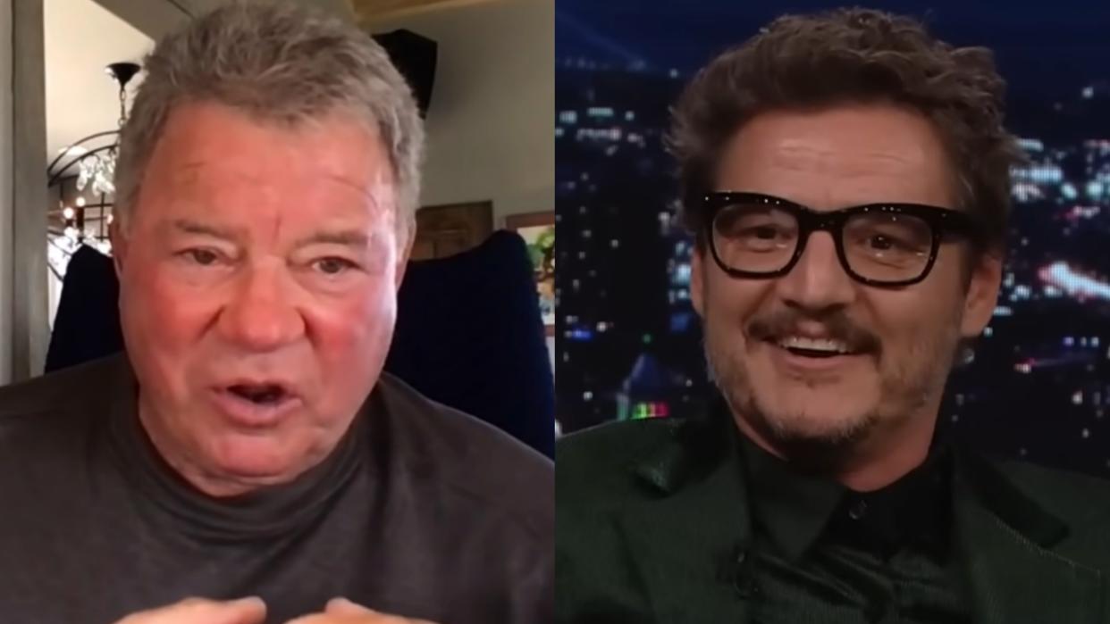  William Shatner and Pedro Pascal 