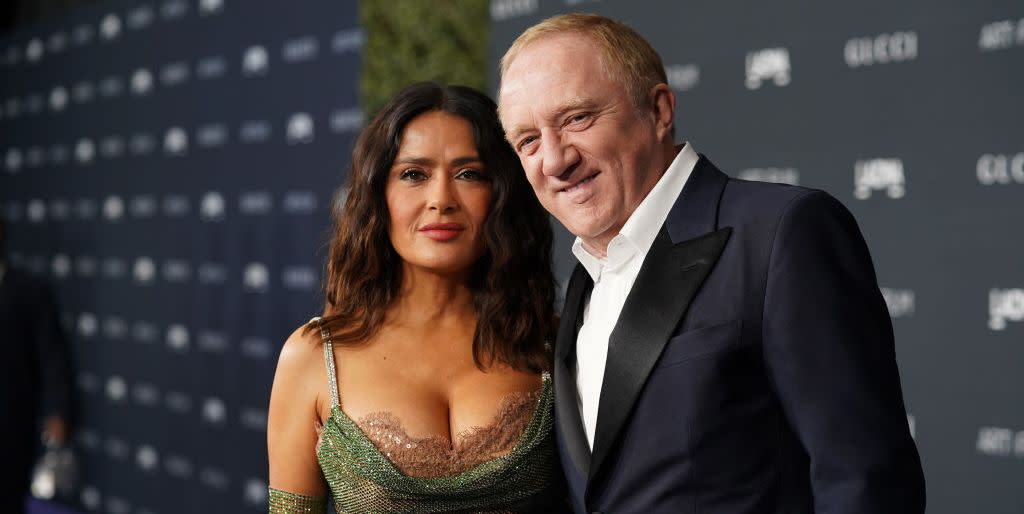 salma hayek and her husband francois