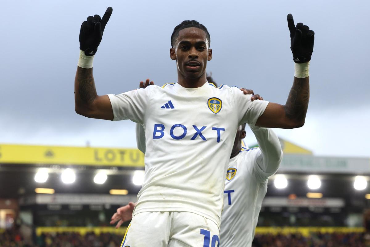 Leeds United 3-0 Rotherham United: Crysencio Summerville scores