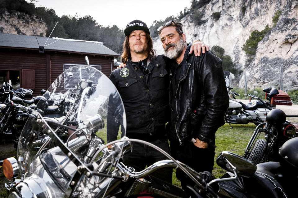 Reedus and Jeffrey Dean Morgan (Photo: Aidan Monaghan/AMC)