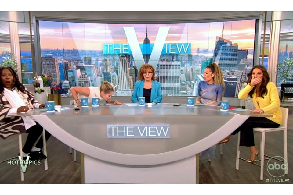 Sara Haines swears on 'The View'