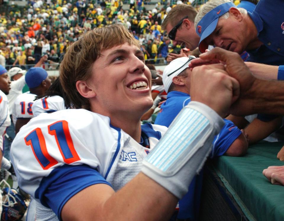 Boise State quarterback Kellen Moore in 2008