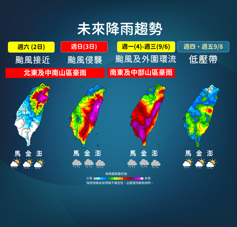 海葵颱風路徑