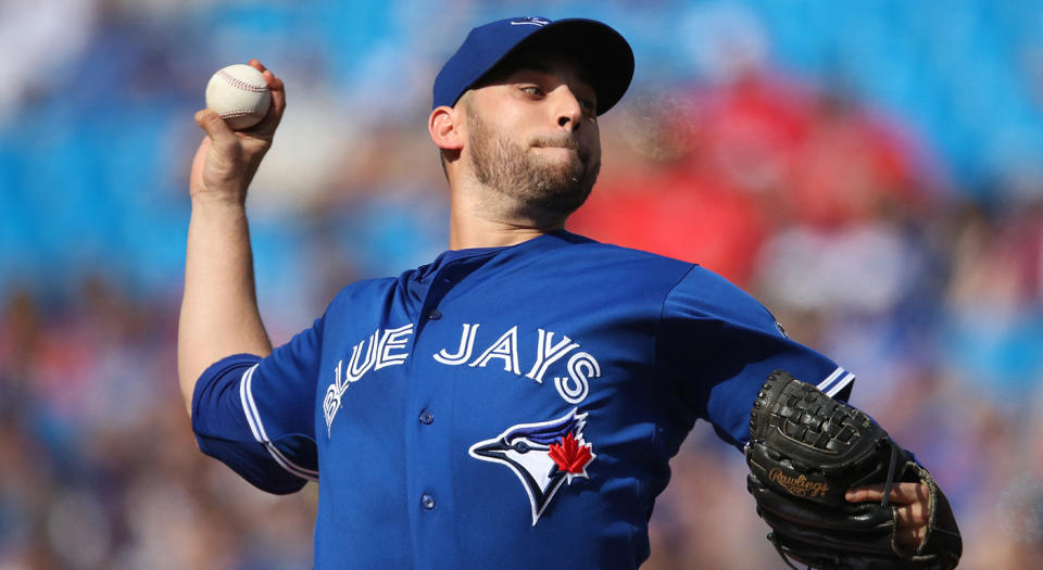 Marco Estrada is having himself a very strong June. (Tom Szczerbowski/Getty Images)