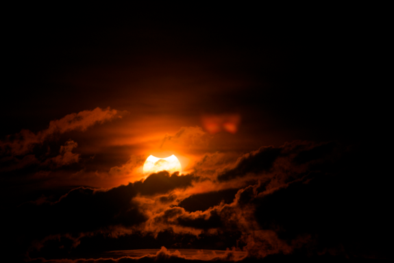 Astronomer Jay Pasachoff sent in this photo of the annular solar eclipse on May 10, 2013. He took the image from a site 43 miles (70 km) north of Tennant Creek, Northern Territories, Australia using a Nikon D600 FX and a 4000-mm Nikkor lens wit