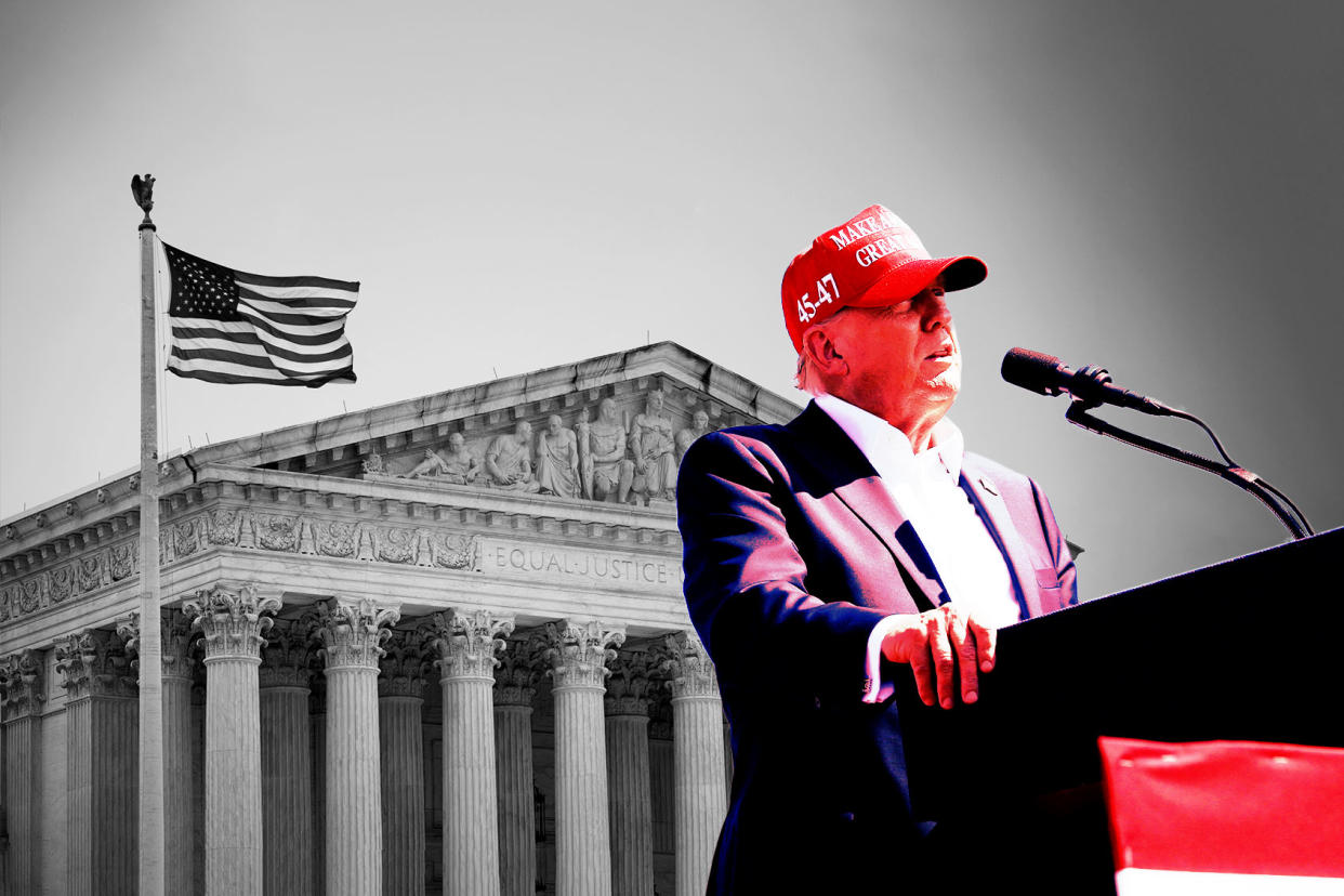 Donald Trump; US Supreme Court; SCOTUS Photo illustration by Salon/Getty Images