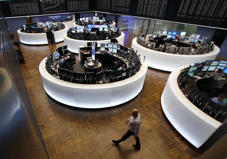 A general view of the Frankfurt stock exchange March 16, 2015. REUTERS/Ralph Orlowski/Files