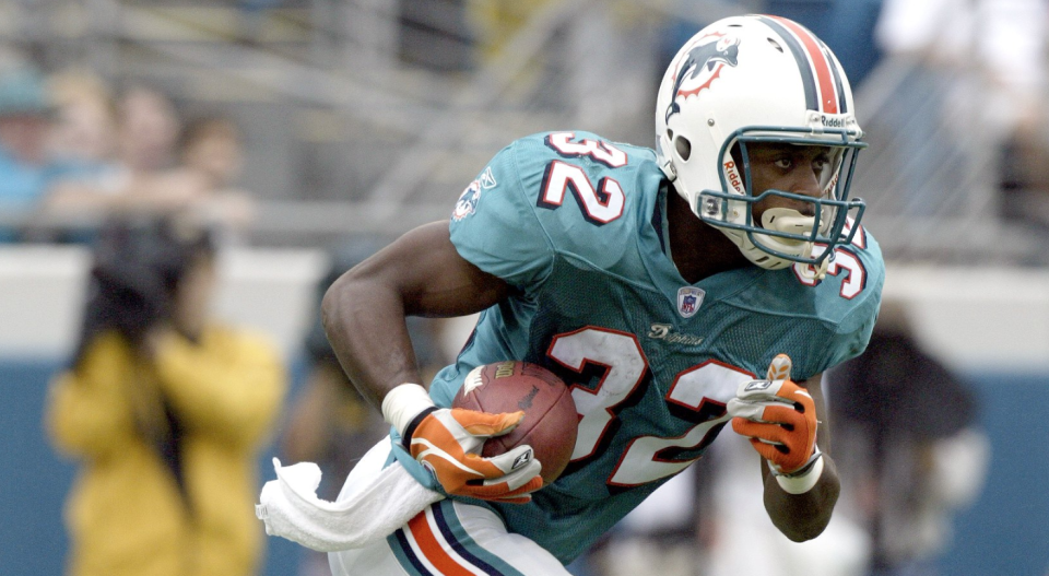 Charlie Rogers in his days as a Miami Dolphin. (AP)