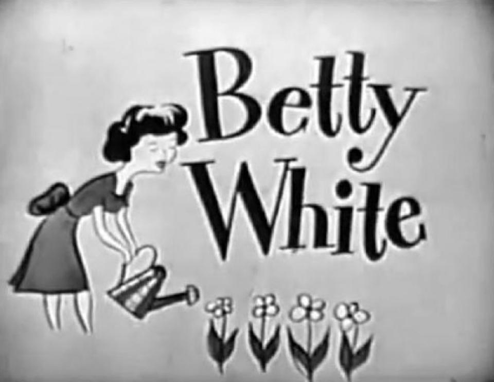 The title card for the 1950s The Betty White Show.