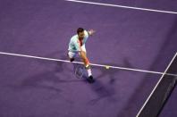 Tennis - Qatar Open - Men's singles semi-finals - Andy Murray of Britain v Tomas Berdych of Czech Republic - Doha, Qatar - 6/1/2017 - Berdych in action. REUTERS/Ibraheem Al Omari