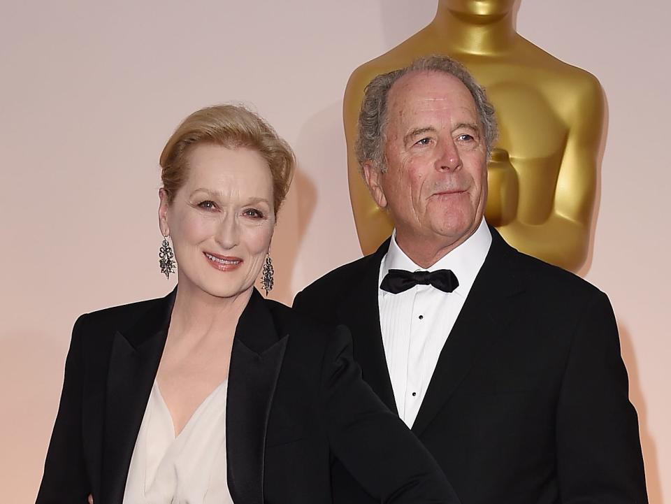 Actor Meryl Streep (L) and sculptor Don Gummer attend the 87th Annual Academy Awards at Hollywood & Highland Center on February 22, 2015 in Hollywood, California.